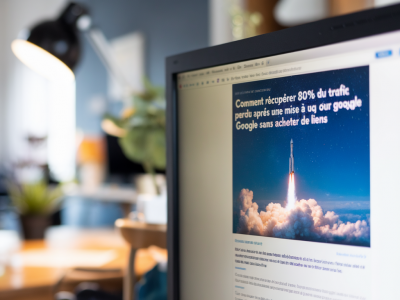 Comment récupérer 80% du trafic perdu après une mise à jour Google sans acheter de liens