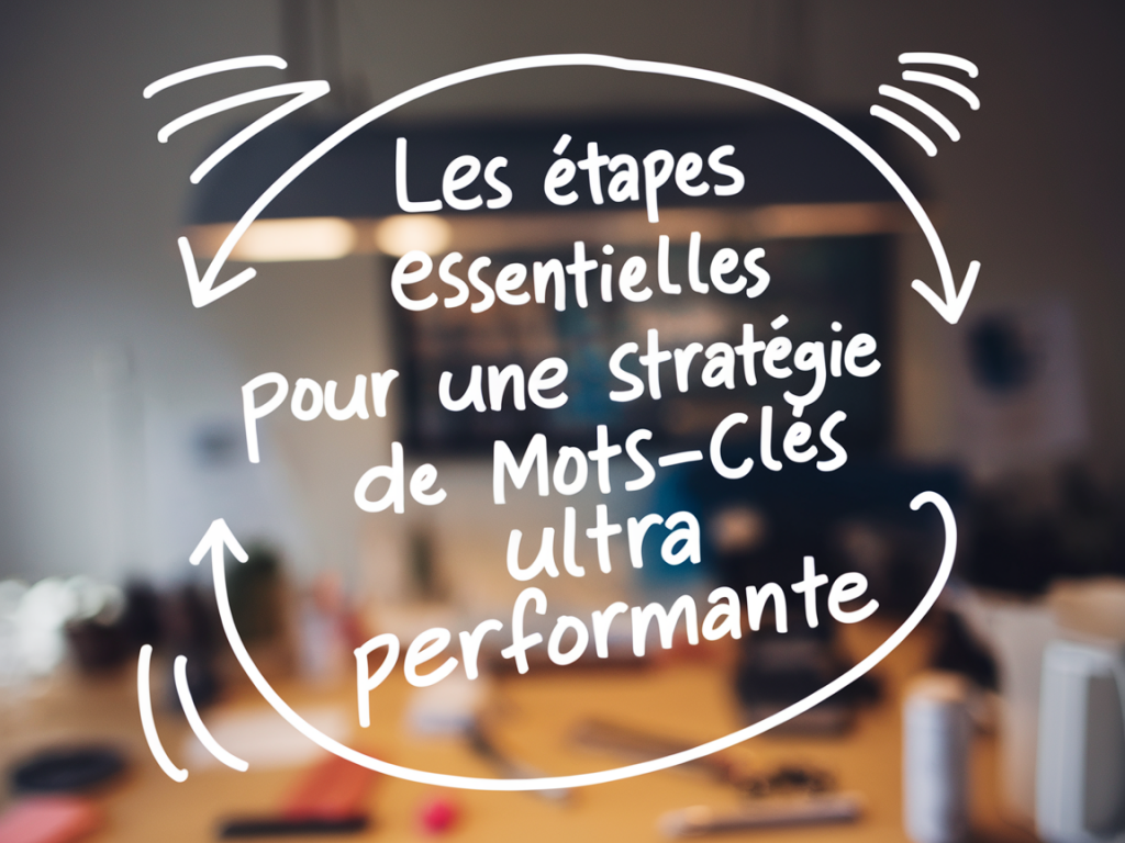 Les étapes essentielles pour une stratégie de mots-clés ultra performante