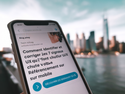 Comment identifier et corriger les 7 signaux ux qui font chuter votre référencement sur mobile