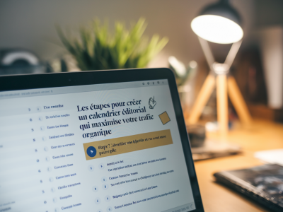 Les étapes pour créer un calendrier éditorial qui maximise votre trafic organique