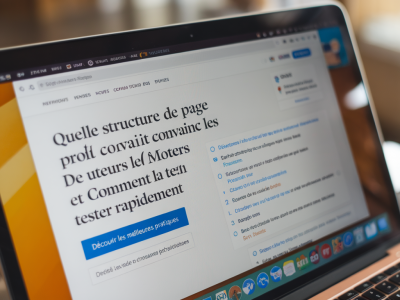 Quelle structure de page produit convainc les utilisateurs et les moteurs et comment la tester rapidement